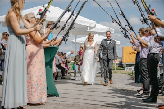 Spalierstehen Hochzeit