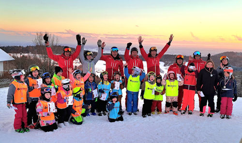 Gruppenfoto bein einem unserer Schikurse