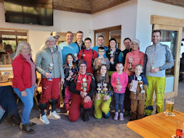 Gruppenfoto bei der Siegerehrung der Vereinsmeisterschaft